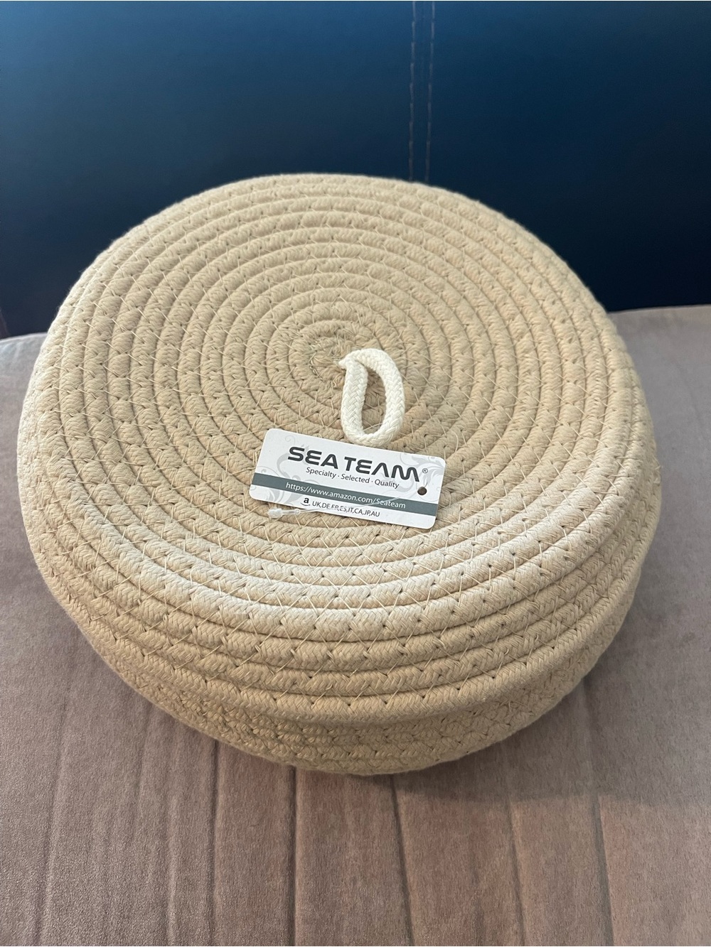 NEW SEA TEAM Round Rope Storage Basket